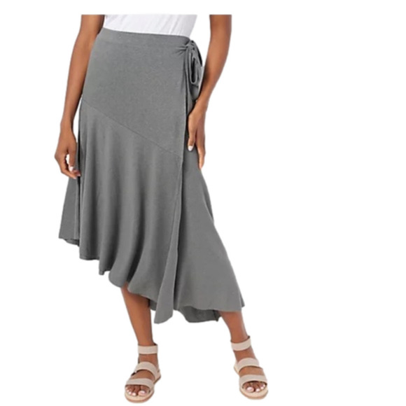 PEACE Love World Boheme Midi-Length Wrap Skirt Size XXS - Picture 3 of 4